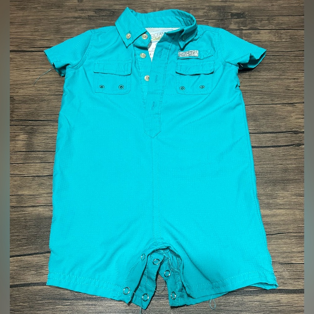 12 Month Ocean Coast Romper